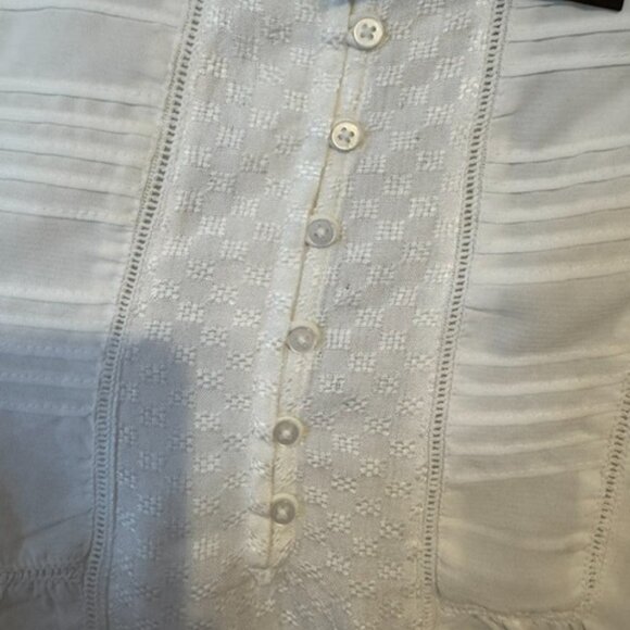 NWT OFFICE/CAREER/NEUTRAL GORGEOUS OFF-WHITE BLOUSE MEDIUM   #CL - Picture 5 of 10